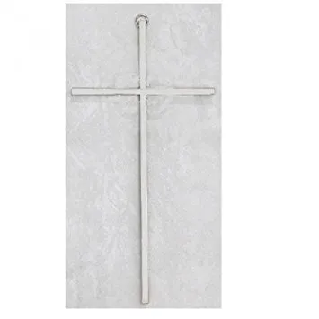 10 Plain Silver Cross - Ideal Wedding & Anniversary Gift for Special Couples