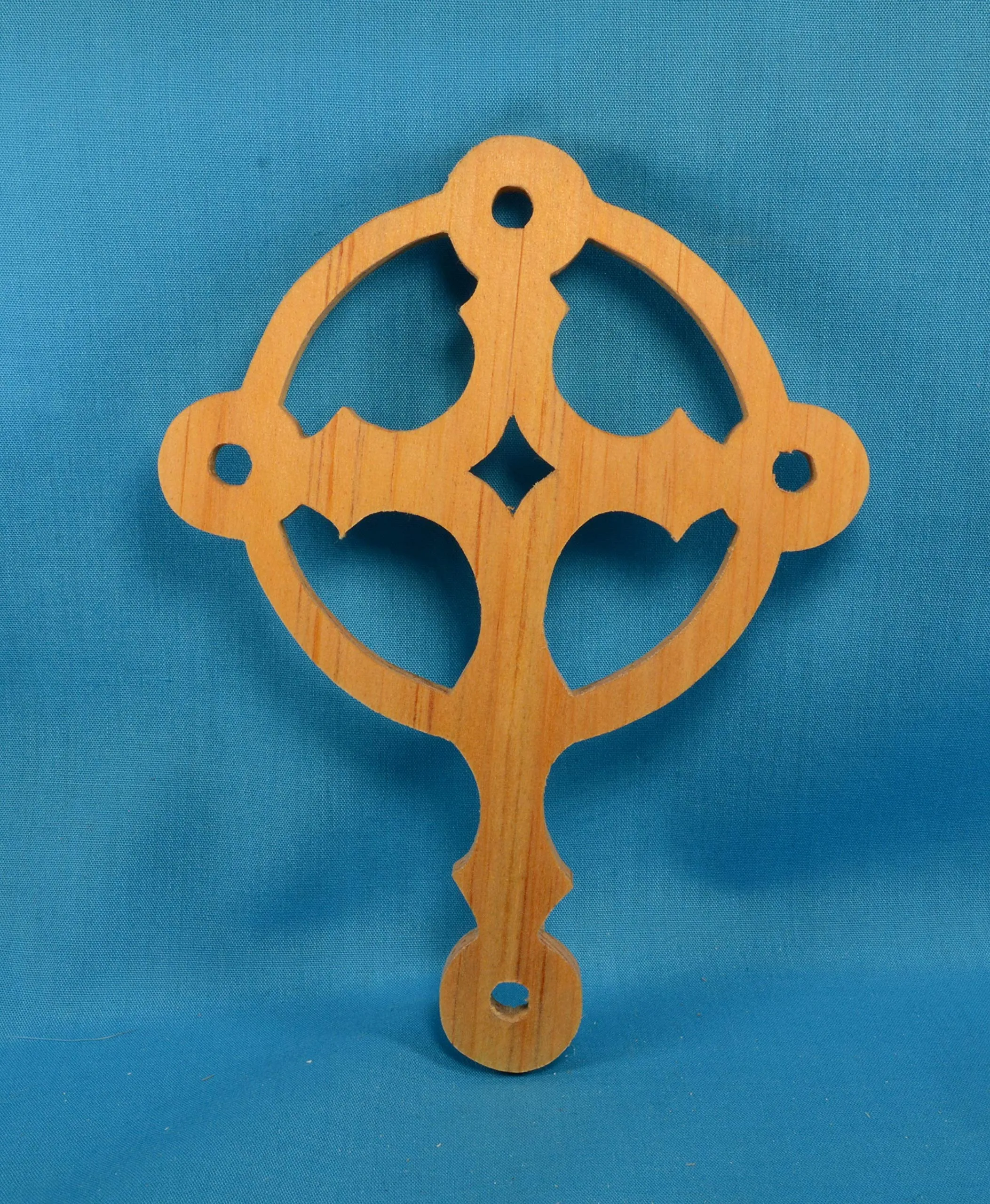 Handcrafted Solid Hardwood Wall Cross - Custom Wood Tone Available